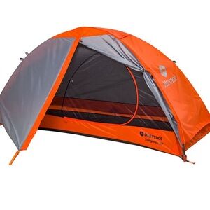 Marmot Tungsten 1P Tent in Brown with Orange Accents